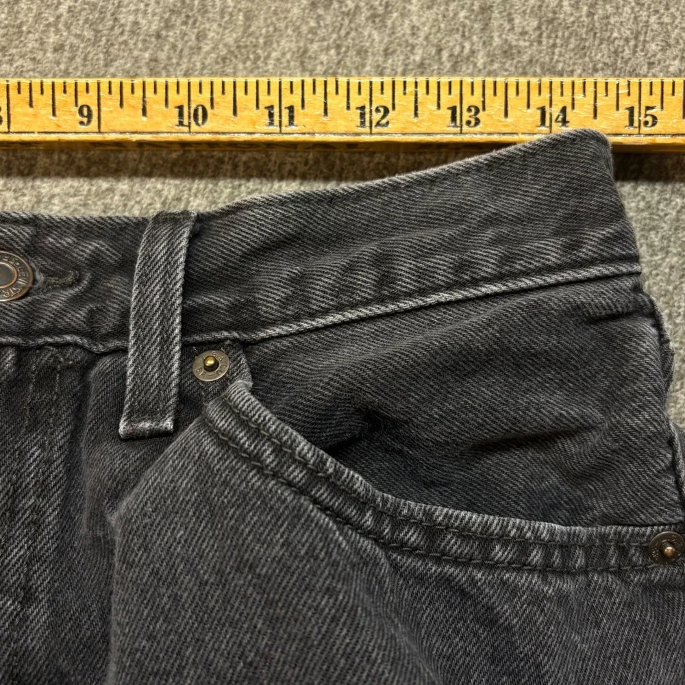 Levis 94 Baggy Jeans Mens 29 Washed Black Denim High Rise Straight Leg Relaxed‎